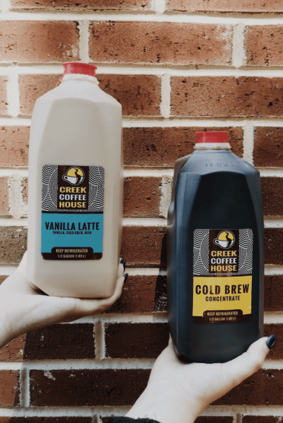 Vanilla Latte and Cold Brew Half Gallons